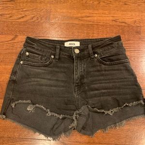 JBD black jean shorts